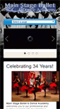 Mobile Screenshot of mainstageballet.com